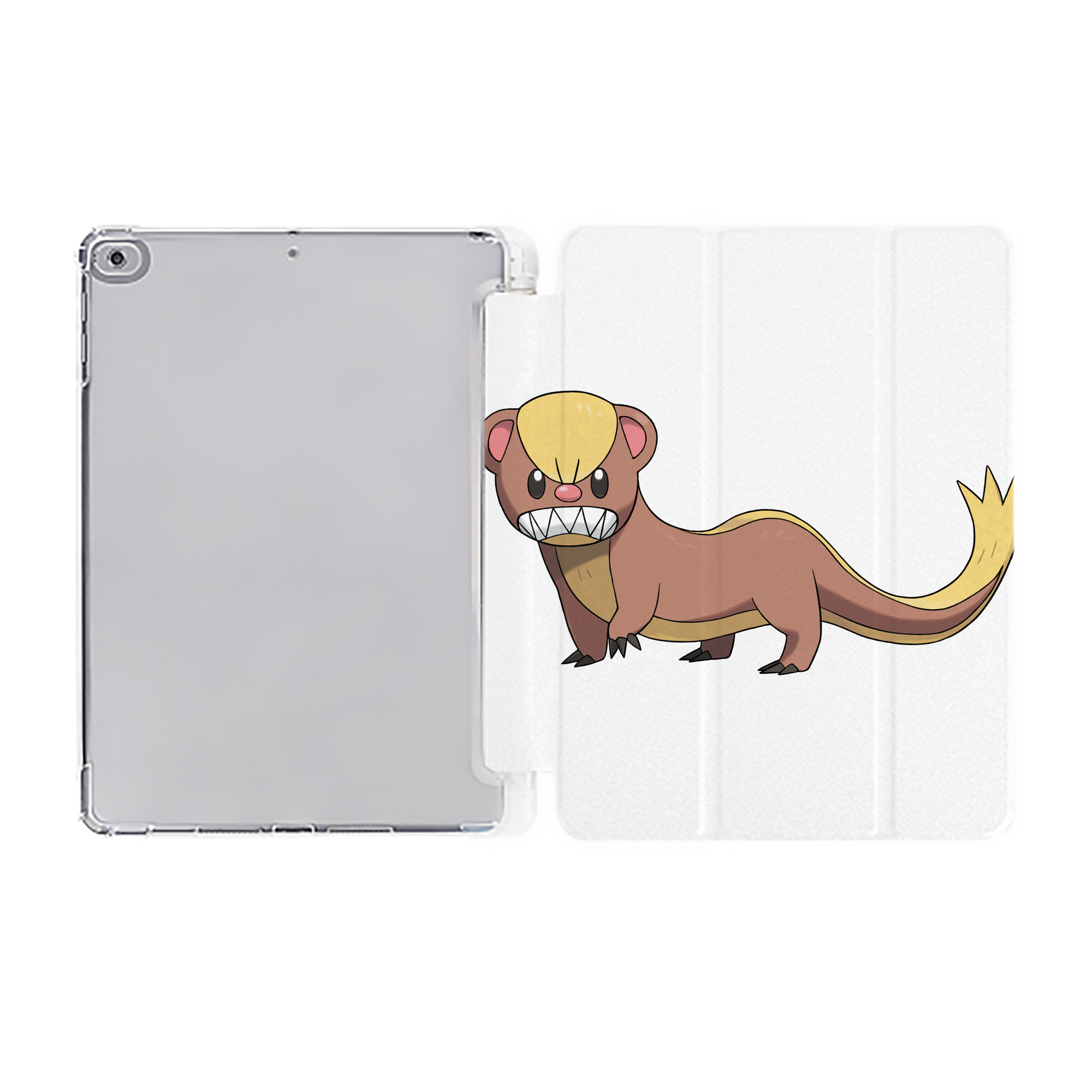 （画像用） ポケットモンスター Pokémon IPad ケース ペン収納付き 三つ折りスタンド PUレザー×シリコン 対応機種9.5/10.5/10.9インチ